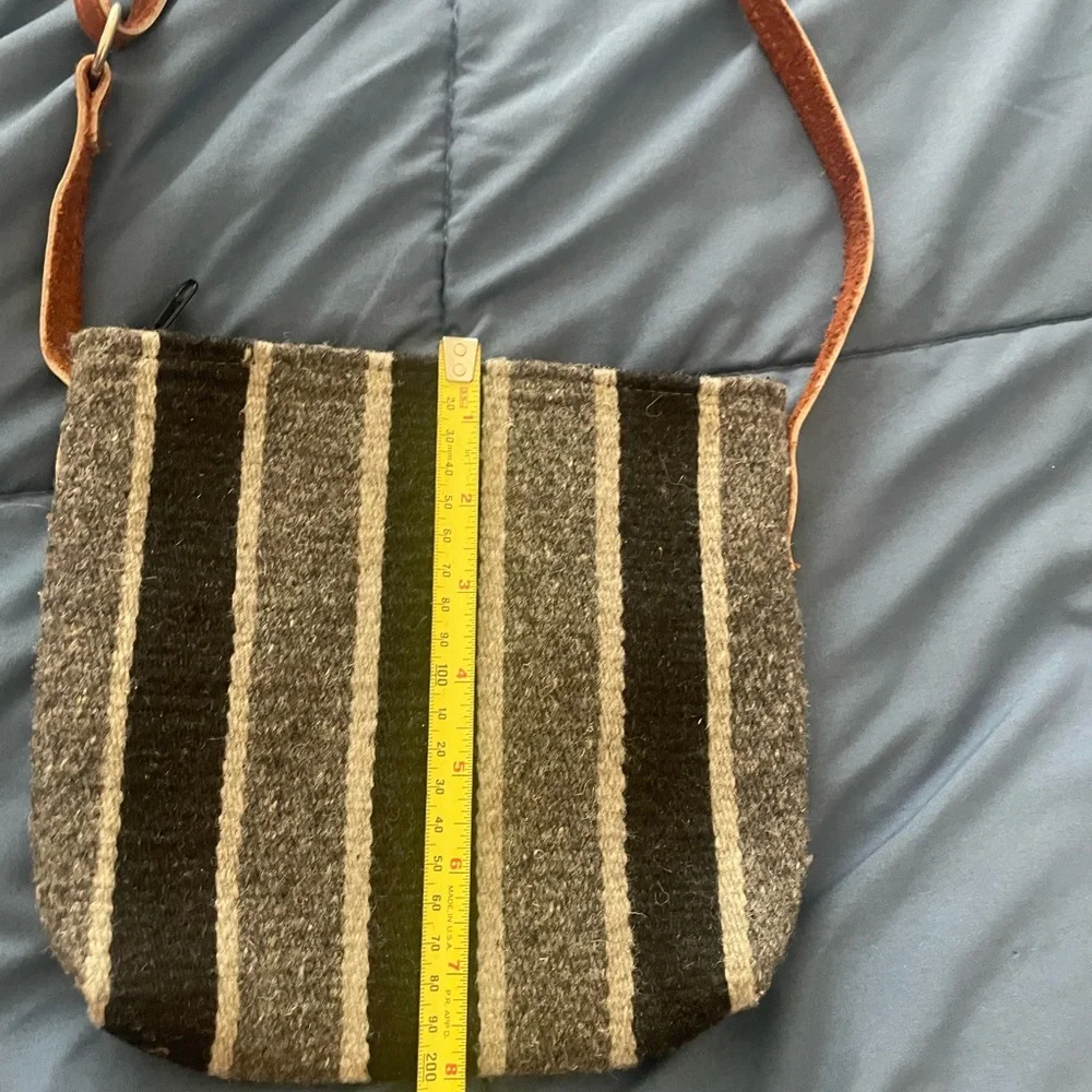 Hand Woven Wool Bag from Oaxaca.